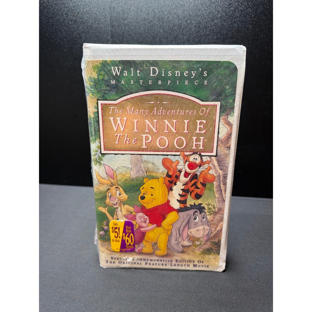 Factory Sealed‎ Disney Winnie the Pooh Masterpiece Collection VHS 7074